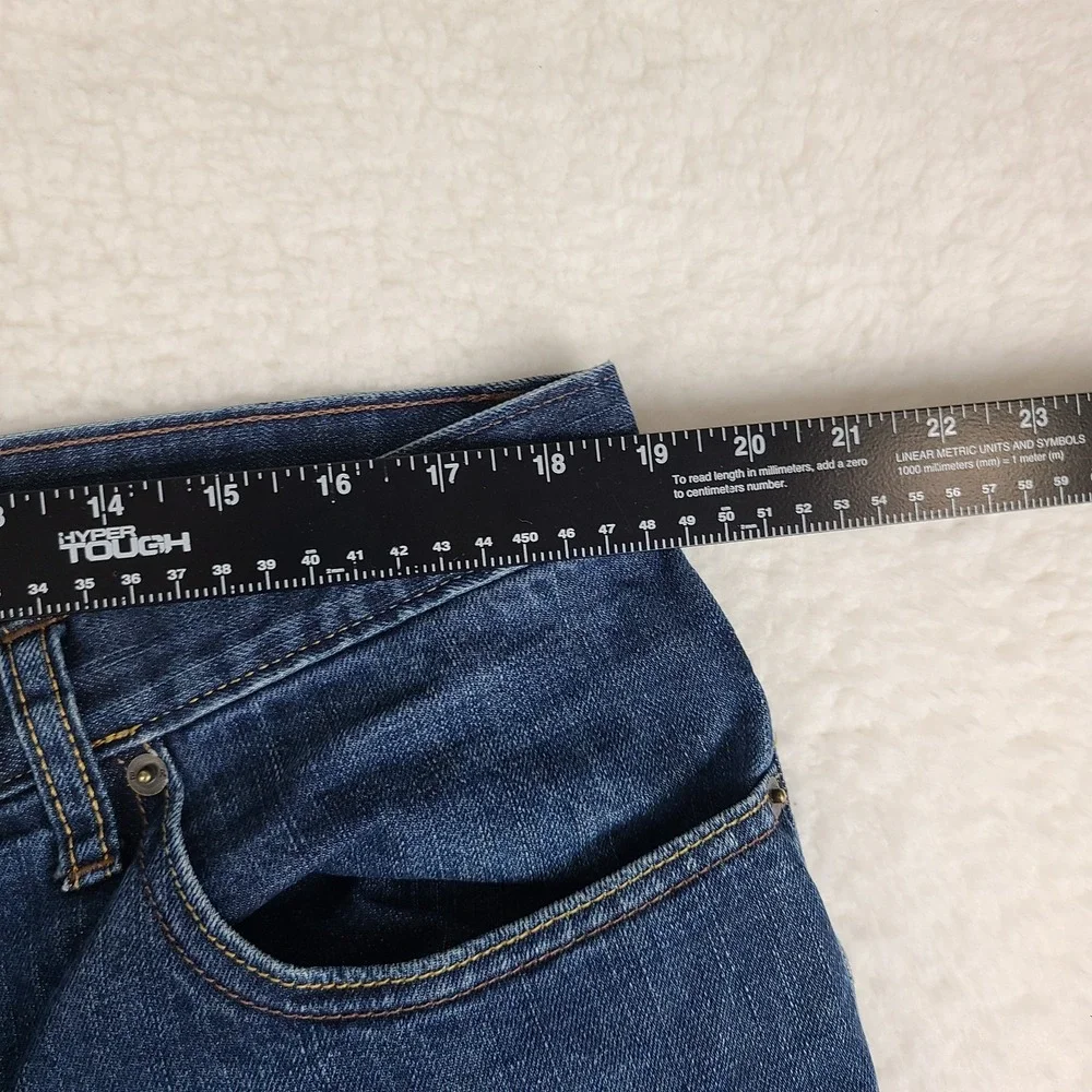 Banana Republic Jeans Mens 38x32‎ Blue Vintage Straight Dark Wash Denim